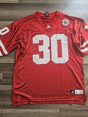 adidas Red Mesh Sports Jersey with White Logo Patch